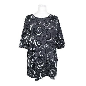 Unisex Virkkukoukkunen - Tricot tunic, size 40 - Gray (1)