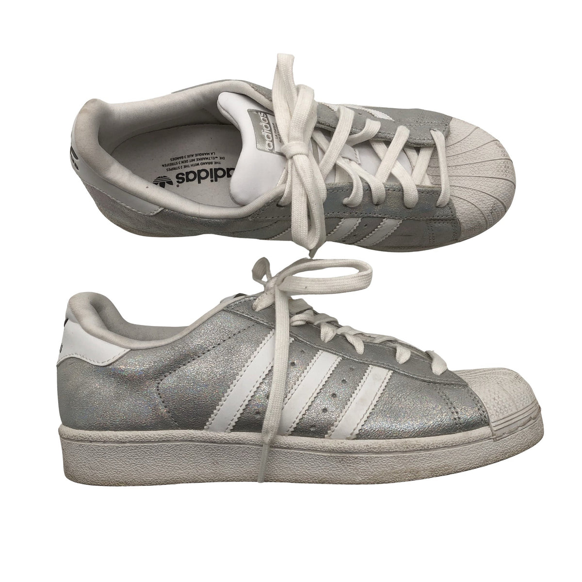 Unisex Adidas - Casual sneakers, size 38 - Silver (1)