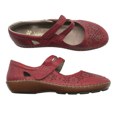 Unisex Rieker - Walking shoes, size 42 - Red ()