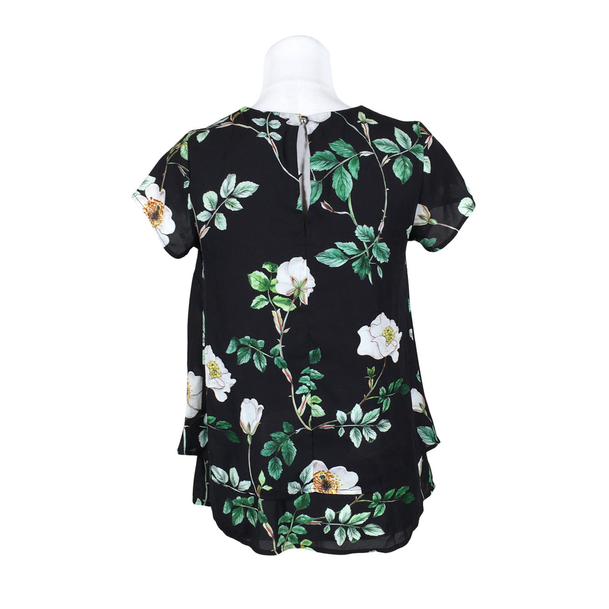 Unisex H&M Mama - Short-sleeved blouse, size 34 - Black (2)