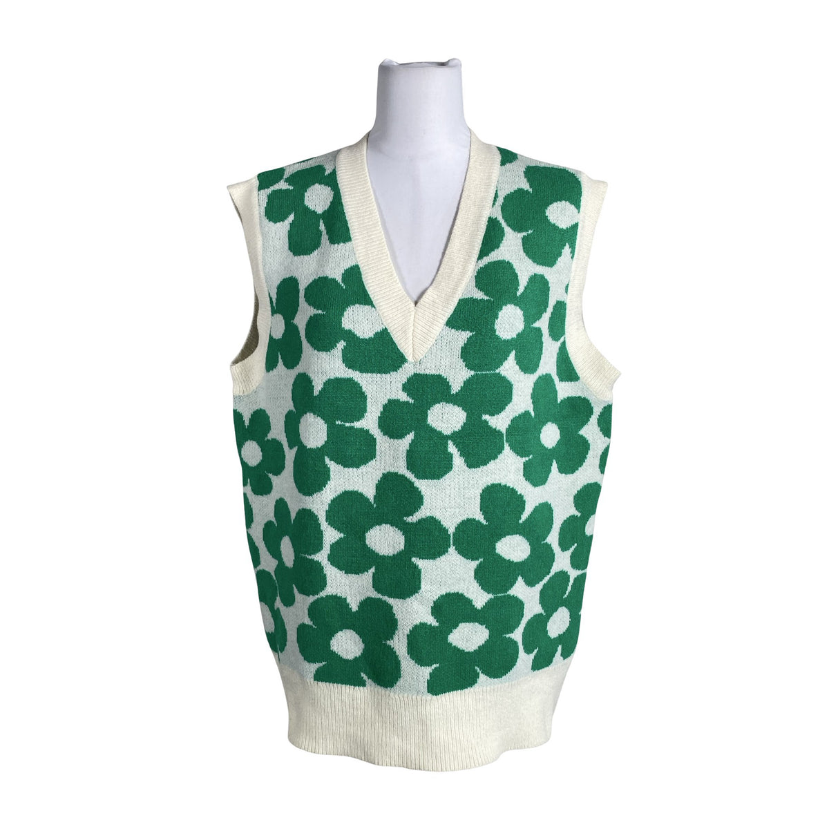 Unisex Fore - Knit vest, size 38 - Green (1)