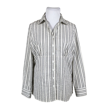 Unisex Marc Lauge Jeans - Collared shirt, size 44 - White ()