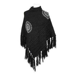 Unisex Desigual - Poncho, size One size - Black (1)