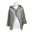 Unisex Handmade - Poncho, size 36 - Gray ()