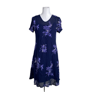 Unisex Marks&Spencer - Schiffon dress, size 40 - Blue (1)