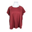 Unisex Soc - Sports shirt, short sleeve, size 44 - Red ()