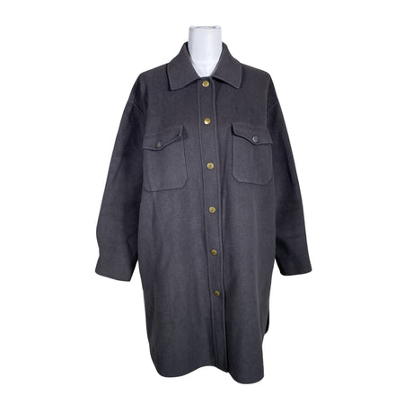 Unisex Massimo Dutti - Wool coat, size 38 - Gray ()