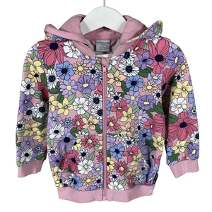 Unisex Polarn O. Pyret - Hoodie, size 86 - 92 - Light pink (1)