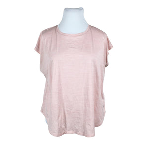 Unisex Soc - Sports shirt, short sleeve, size 44 - Light pink (1)