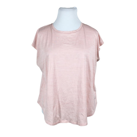 Unisex Soc - Sports shirt, short sleeve, size 44 - Light pink ()