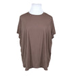 Unisex Lindex - Sports shirt, short sleeve, size 46 - Brown ()