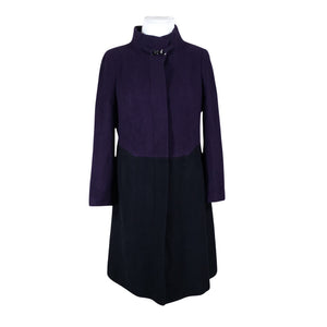 Unisex Mosaic - Wool coat, size 42 - Violet (1)