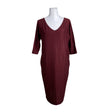 Unisex Cora Kemperman - Tricot dress, size 36 - Wine red ()