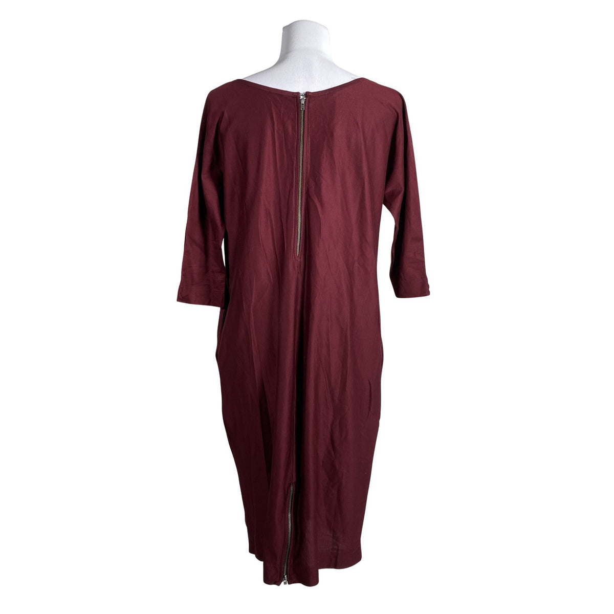 Unisex Cora Kemperman - Tricot dress, size 36 - Wine red (2)
