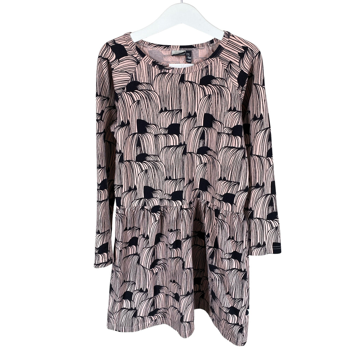 Unisex Papu - Tricot dress, size 134 - 140 - Light pink (1)
