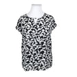 Unisex Cut & Pret - Short-sleeved blouse, size 44 - Black ()