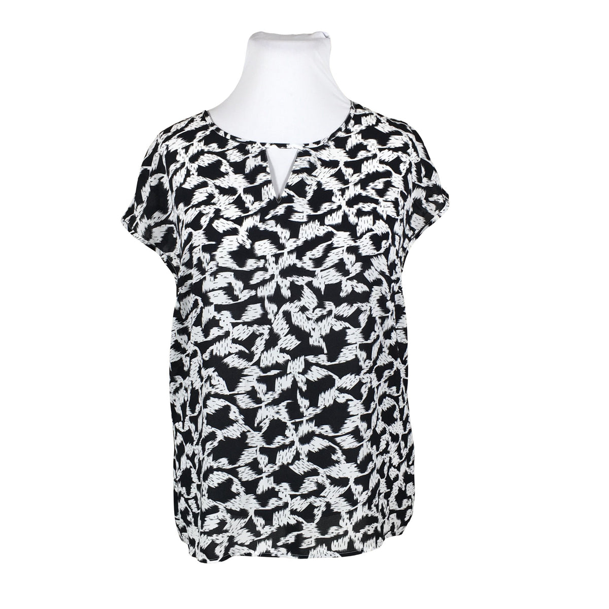Unisex Cut & Pret - Short-sleeved blouse, size 44 - Black (1)