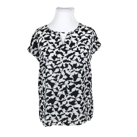Unisex Cut & Pret - Short-sleeved blouse, size 44 - Black ()