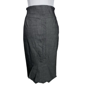Unisex Karen Millen - Pencil skirt, size 38 - Gray (2)