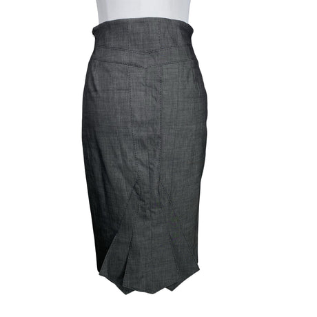 Unisex Karen Millen - Pencil skirt, size 38 - Gray (2)