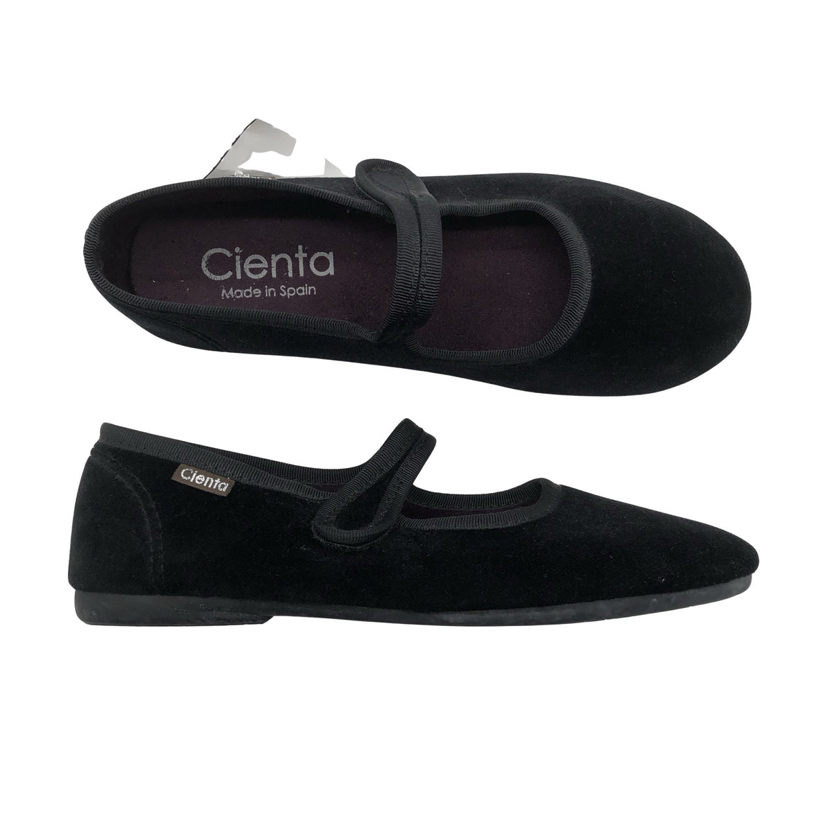 Unisex Cienta - Ballerinas, size 36 - Black (1)