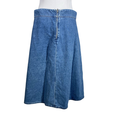 Unisex Mads Norgaard - Denim skirt, size 36 - Blue (2)