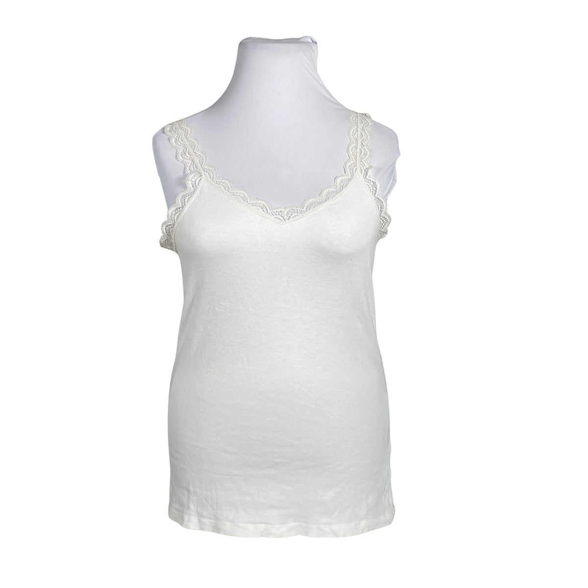 Unisex Tom Tailor - Tricot tank top, size 42 - White (1)
