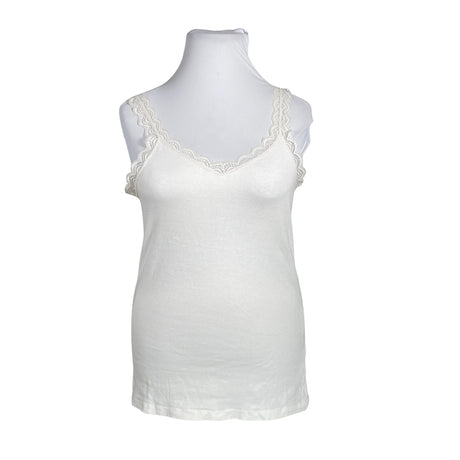 Unisex Tom Tailor - Tricot tank top, size 42 - White ()