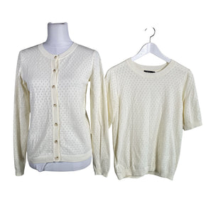 Unisex Nanso - Cardigan, size 36 - Natural white (1)