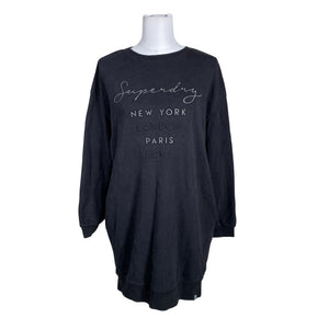 Unisex Superdry - Sweatshirt tunic, size 38 - Black (1)