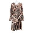 Unisex Versonpuoti - Tricot dress, size 140 - 146 - Brown ()