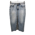 Unisex Lindex - Denim skirt, size 38 - Light blue ()