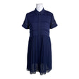 Unisex Diane von Furstenberg - Schiffon dress, size 36 - Blue ()