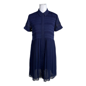 Unisex Diane von Furstenberg - Schiffon dress, size 36 - Blue (1)