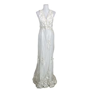Unisex Moments New York - Party dress, size 38 - White (1)
