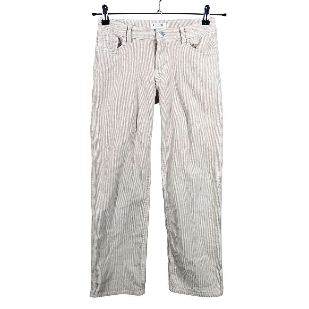 Unisex Lindex - Velvet pants, size 146 - 152 - Beige (1)