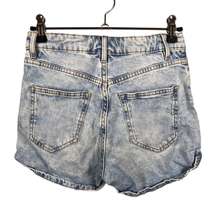 Unisex Lindex - Denim shorts, size 140 - 146 - Blue (2)