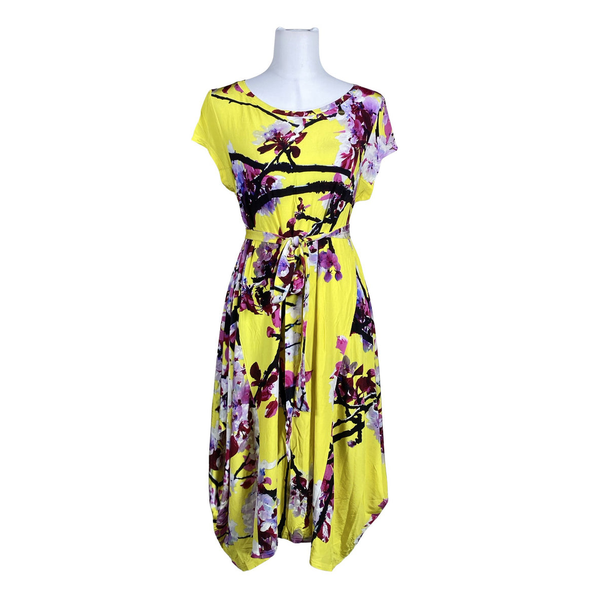 Unisex My Olsson - Tricot dress, size 40 - Yellow (1)