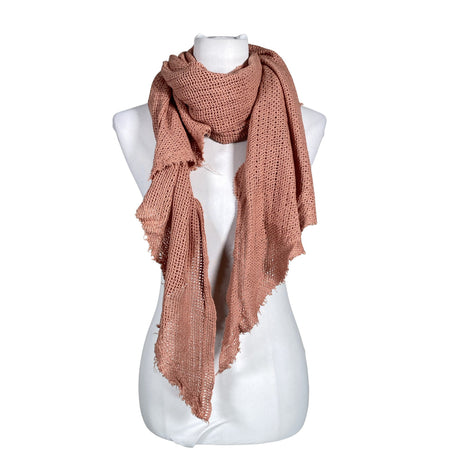 Unisex Bohemiana - Scarf, size Ei kokoa - Light pink ()
