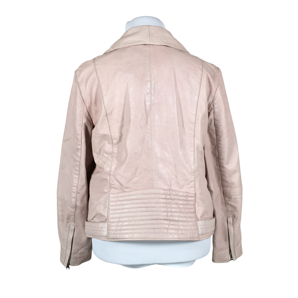 Unisex Esprit - Leather jacket, size 44 - Light pink (2)