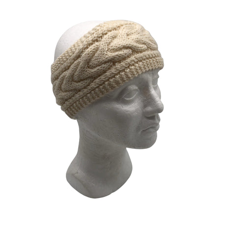 Unisex Handmade - Headband, size Ei kokoa - Natural white ()