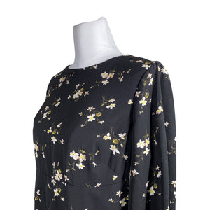 Unisex Lauren Ralph Lauren - Schiffon dress, size 40 - Black (2)