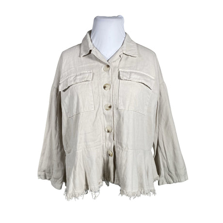 Unisex Bohemiana - Denim jacket, size 44 - Beige ()