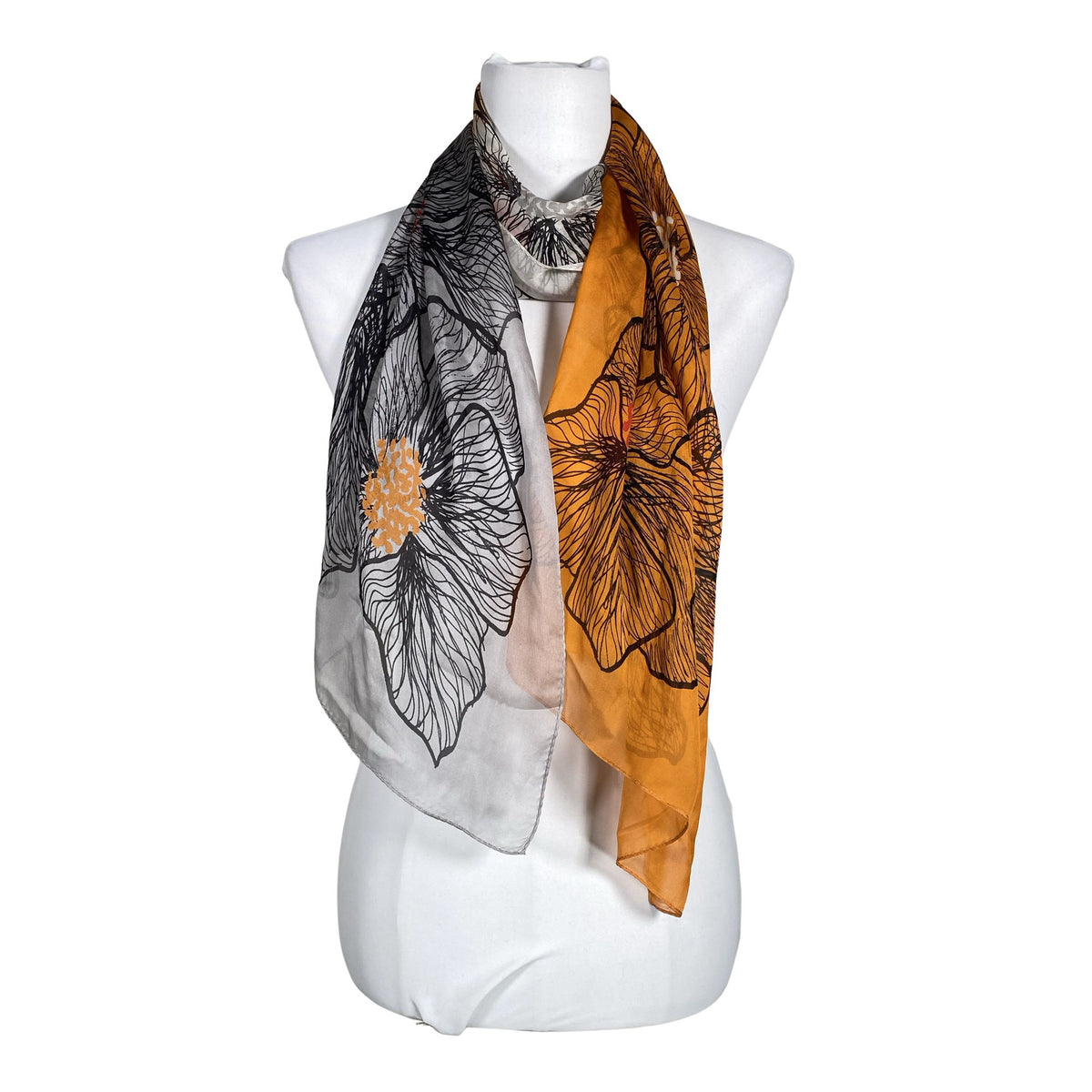 Unisex Marja Kurki - Scarf, size Midi - Orange (1)