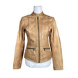 Unisex Create - Leather jacket, size 38 - Brown ()