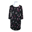 Unisex s.Oliver - Schiffon dress, size 44 - Black ()