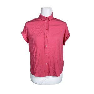 Unisex Samsoe&Samsoe - Short-sleeved blouse, size 34 - Pink (1)