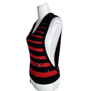Unisex Oggi - Knit vest, size 36 - Black (2)