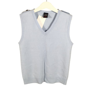 Unisex Next - Knit vest, size 122 - 128 - Light blue (1)