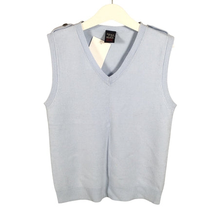 Unisex Next - Knit vest, size 122 - 128 - Light blue ()